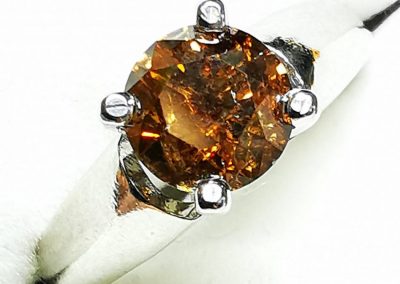 Lot-191 14 kt 1.10 ct diamond appraised value $5300